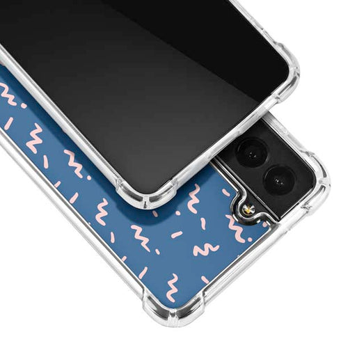 Blue Spring Galaxy S21 FE Clear Case